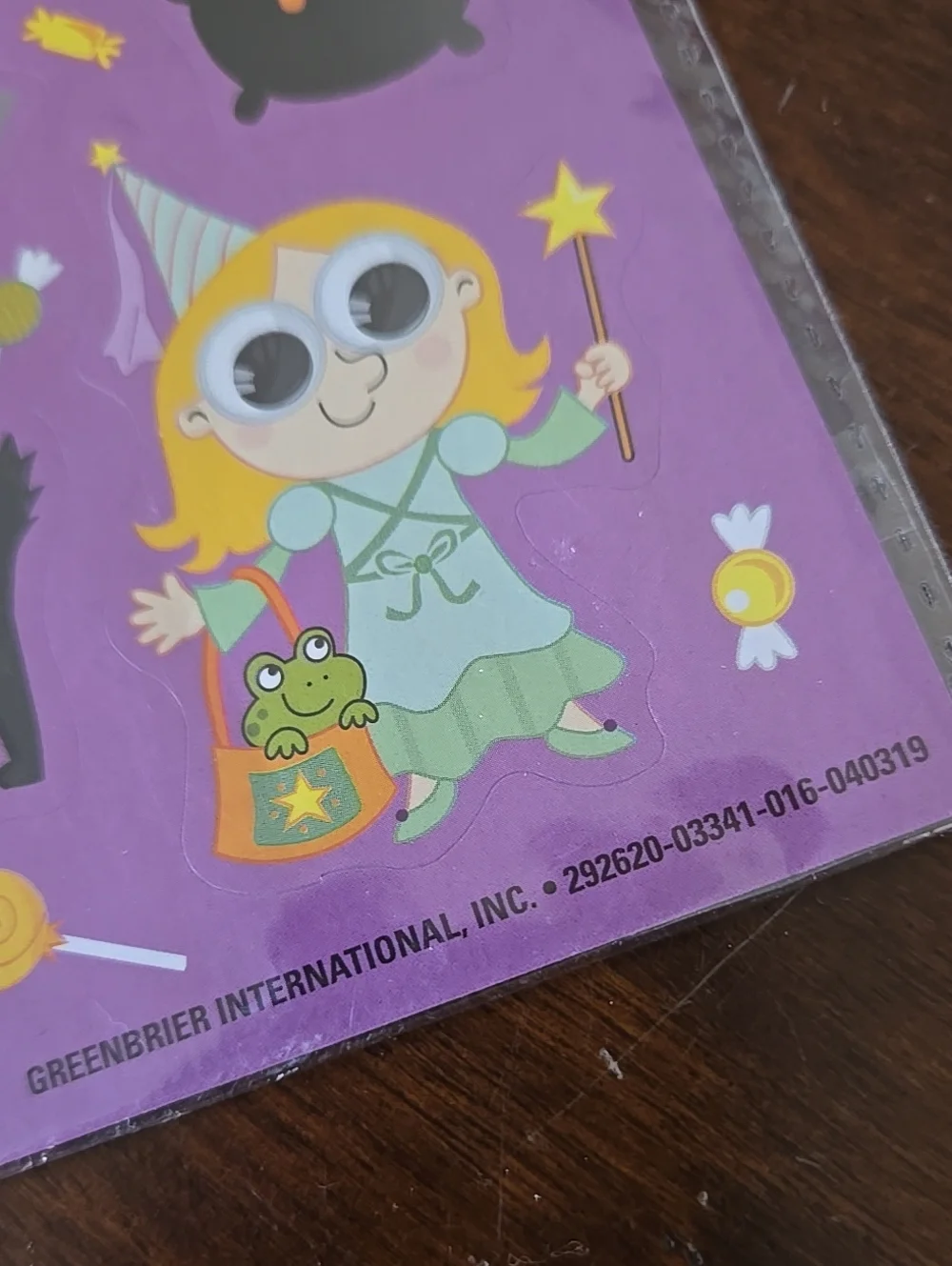 Halloween Stickers Sheet Purple Halloween Characters Google Eyes 3d Y2k Kids